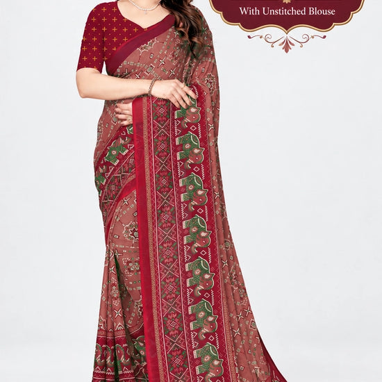 Aarika Saree Printed Daily Wear Georgette Saree