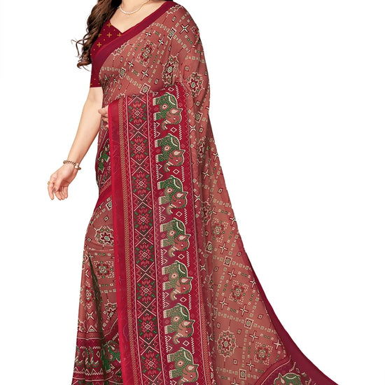 Aarika Saree Printed Daily Wear Georgette Saree